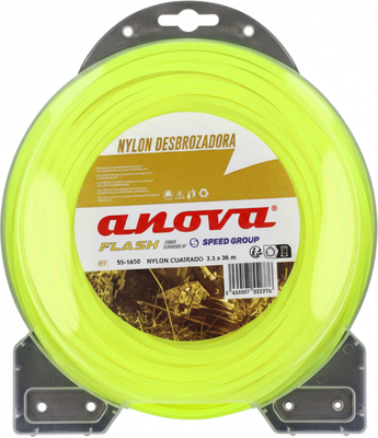 Hilo Desbrozadora Nylon Cuadrado Flash 4mm 22 Metros Hilo Desbrozadora Nylon Cuadrado Flash 4mm 22 Metros